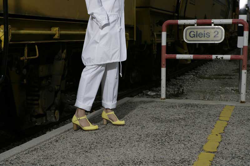 rosa mosa: Modell Tina Giallo, SS08, Foto: Martin Stoebich, Styling: Yohei Yoshida