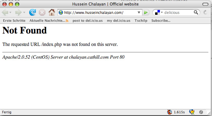 Website Hussein Chalayan Screenshot