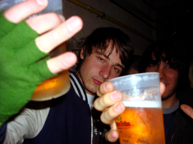 Levi’s Electric Disco Tour. Vertreter der Zielgruppe im Wiener Fluc