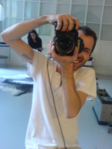 Christoph Pirnbacher bei der Arbeit, Foto: Christian Mayrhofer Christoph Pirnbacher bei der Arbeit, Foto: Christian Mayrhofer