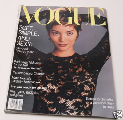 US Vogue, Dezember 1992 US Vogue, Dezember 1992