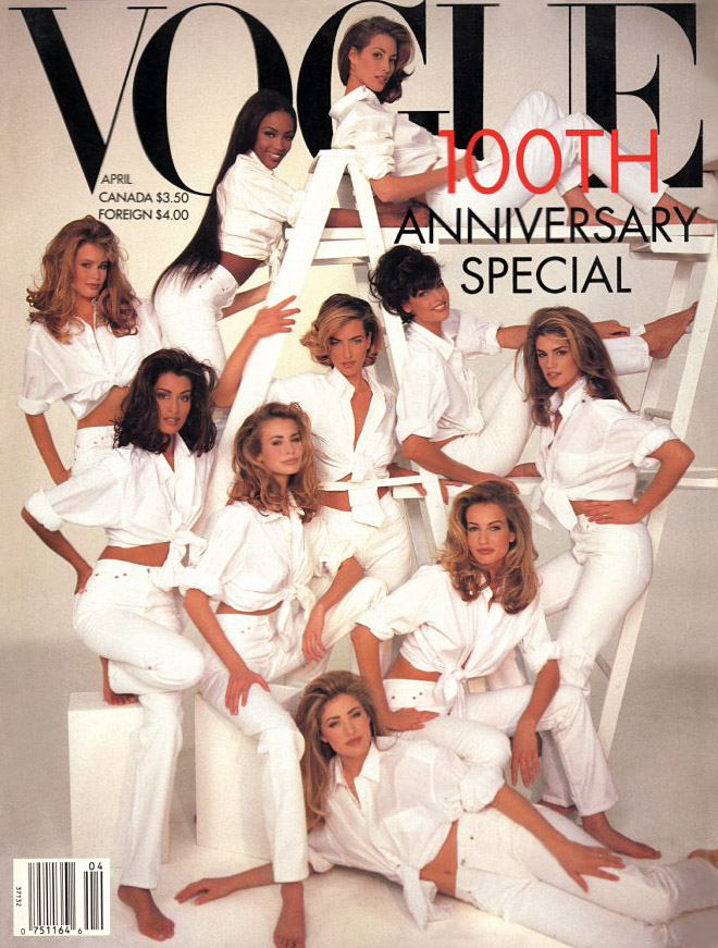 US Vogue, Jubiläumsausgabe zum 100. Geburtstag 1992 US Vogue, Jubiläumsausgabe zum 100. Geburtstag 1992
