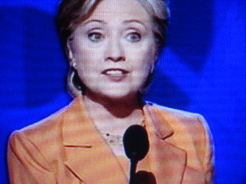 Hillary Clinton in Denver, TV Screenshot