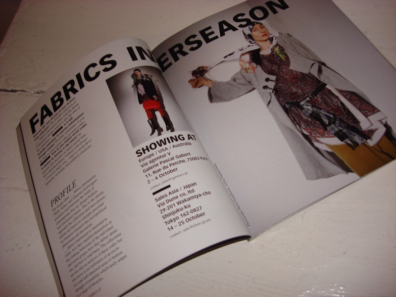 Austrian Fashion Guide Spring/Summer 2009: Fabrics Interseason