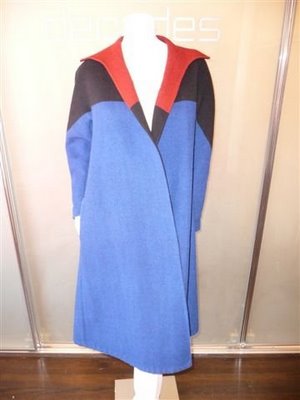 Wollmantel von Halston, 70er Jahre (?)