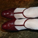 Vintage Schlangenleder-Schuhe, gefunden bei Humana, Wien