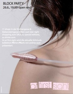 Block Party bei At First Sight, Kirchengasse Block Party bei At First Sight, Kirchengasse