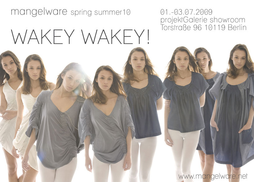 Mangelware, Kollektion SS 2010 Mangelware, Kollektion SS 2010