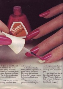 Cutex Nagellack, Inserat, 70-Jahre