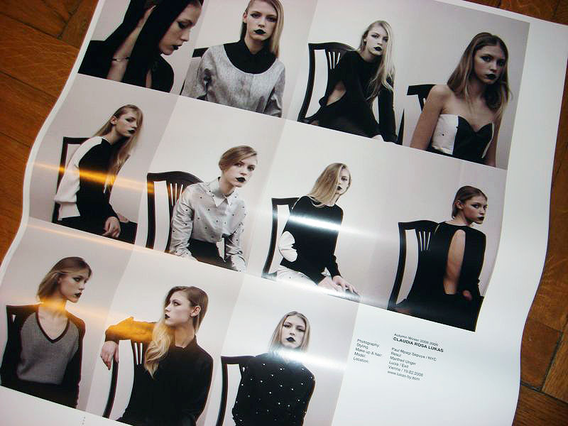 Claudia Rosa Lukas, Kollektionsfolder Herbst/Winter 08/09 Claudia Rosa Lukas, Kollektionsfolder Herbst/Winter 08/09