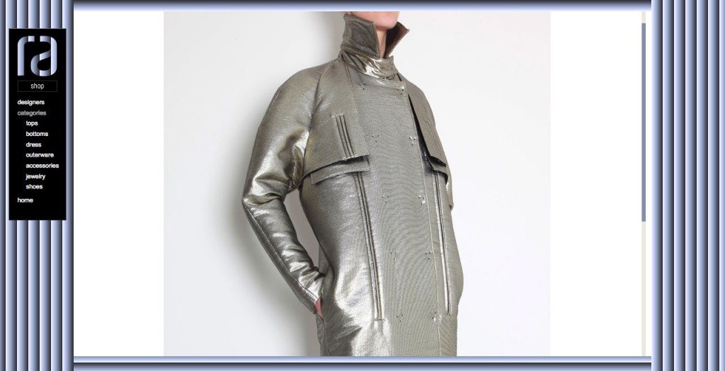 Bruno Pieters Archiv: Cuba Coat, Screenshot RA13 Onlineshop