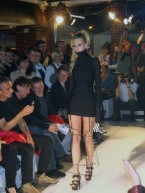 Fashionshow "Querschnitt", Modekolleg Herbsstraße, 2010, Modell von Astrid Schindler