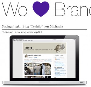 Interview auf We love Brands