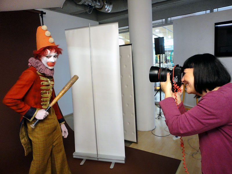 Making of fashion:mob als Zirkus, Bild: motheragency