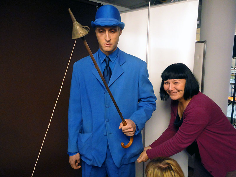 Making of fashion:mob als Zirkus, Bild: motheragency