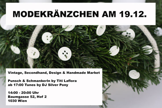 Mode Kränzchen, Sonntag, 19.12.2010