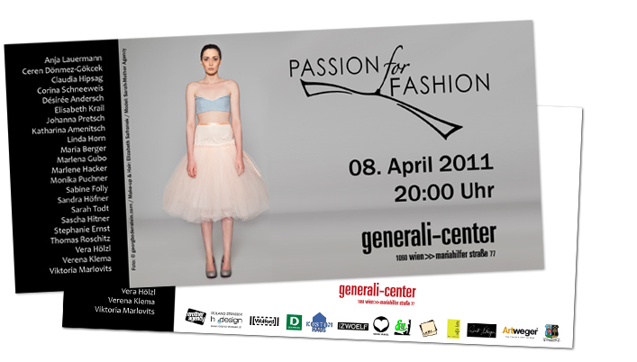 Passion for fashion Show Herbstraße 8.4.2011