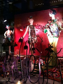 Manish Arora Installation, Swarovski Flagship Store Wien, kuratiert von Gerda Buxbaum