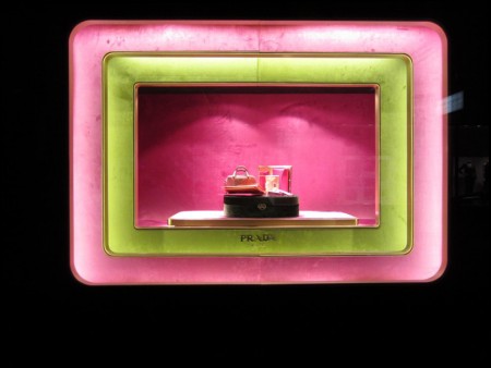 Schaufenster Prada Wien, Weihnachten 2011
