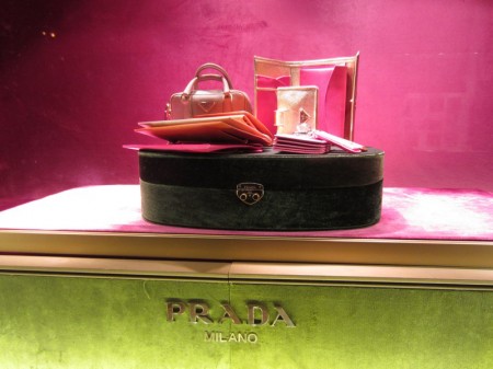 Schaufenster Prada Wien, Weihnachten 2011