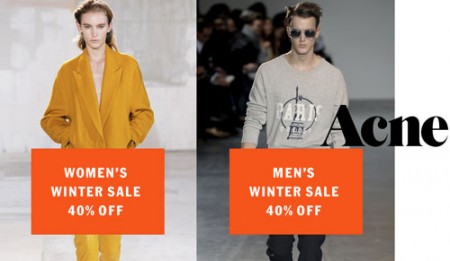Acne Sale AW2011