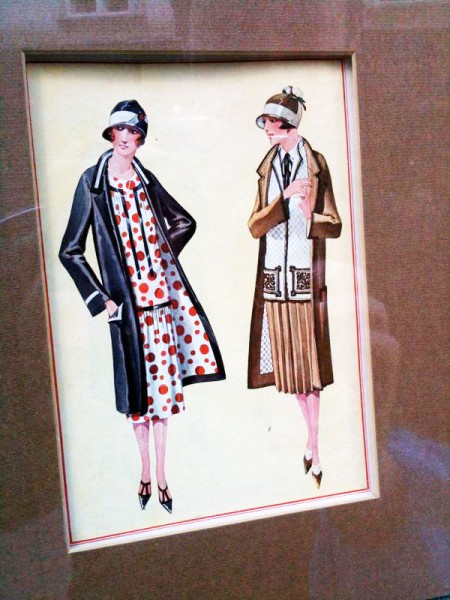 Modeillustration, wohl 20er-Jahre