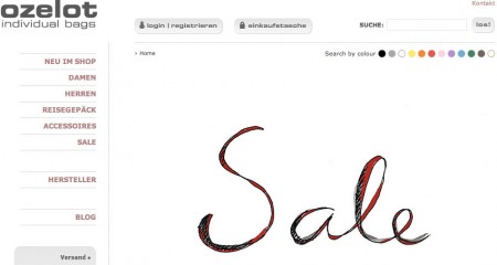 Online Sale, Taschen Ozelot, Wien