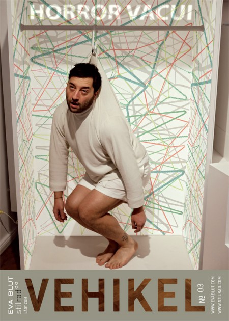 "Horror Vacui", Vorstellung der Sommer-Kollektion 2013 von EVA BLUT performed by Salvatore Viviano